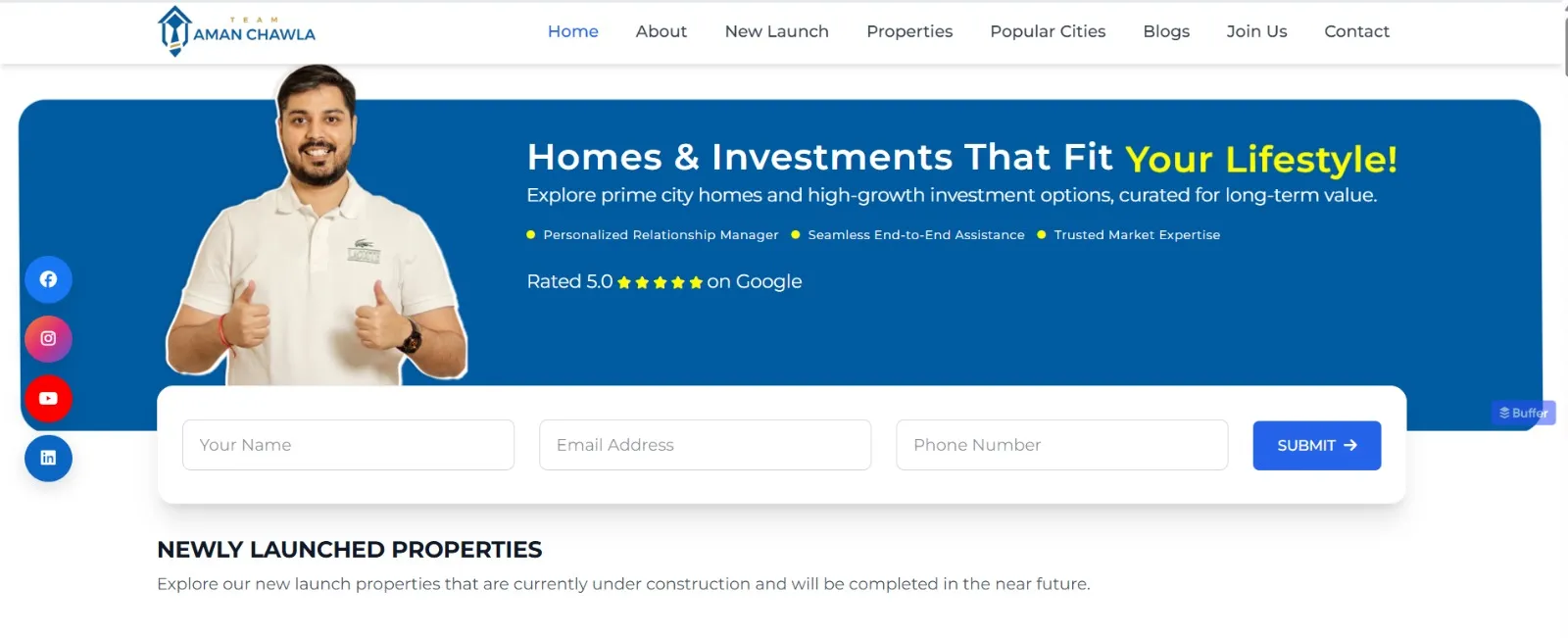Team Aman Chawla New Launch Properties