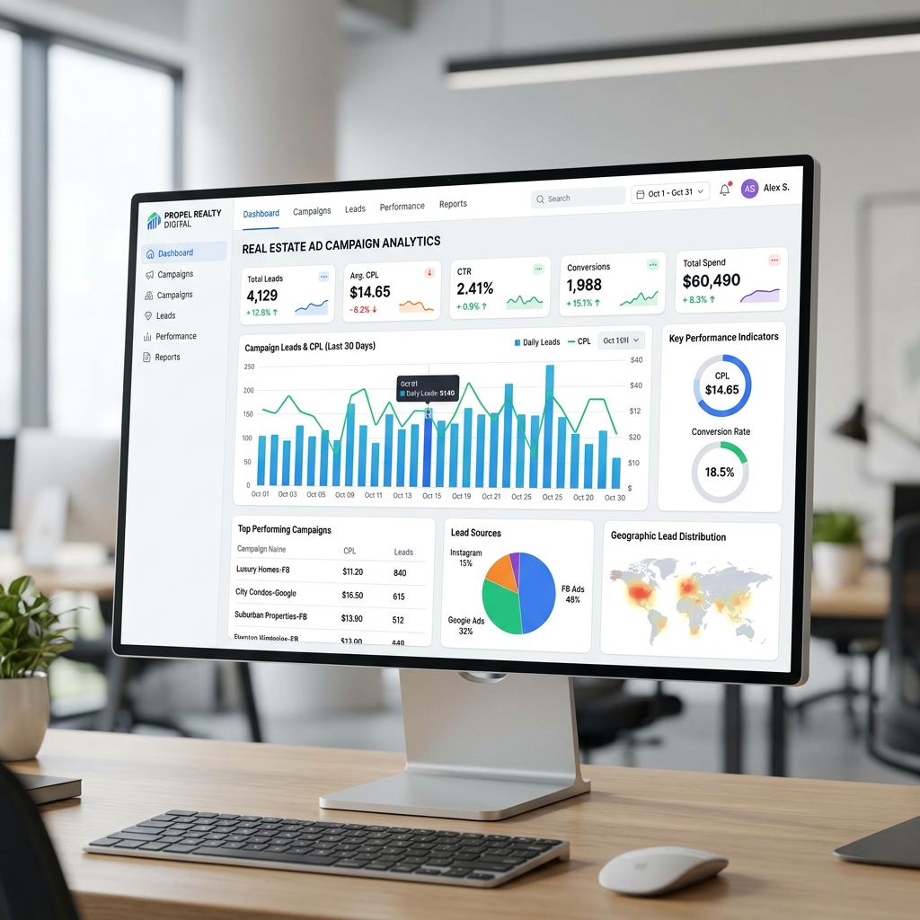 Real Estate Campaign Analytics & Lead Dashboard