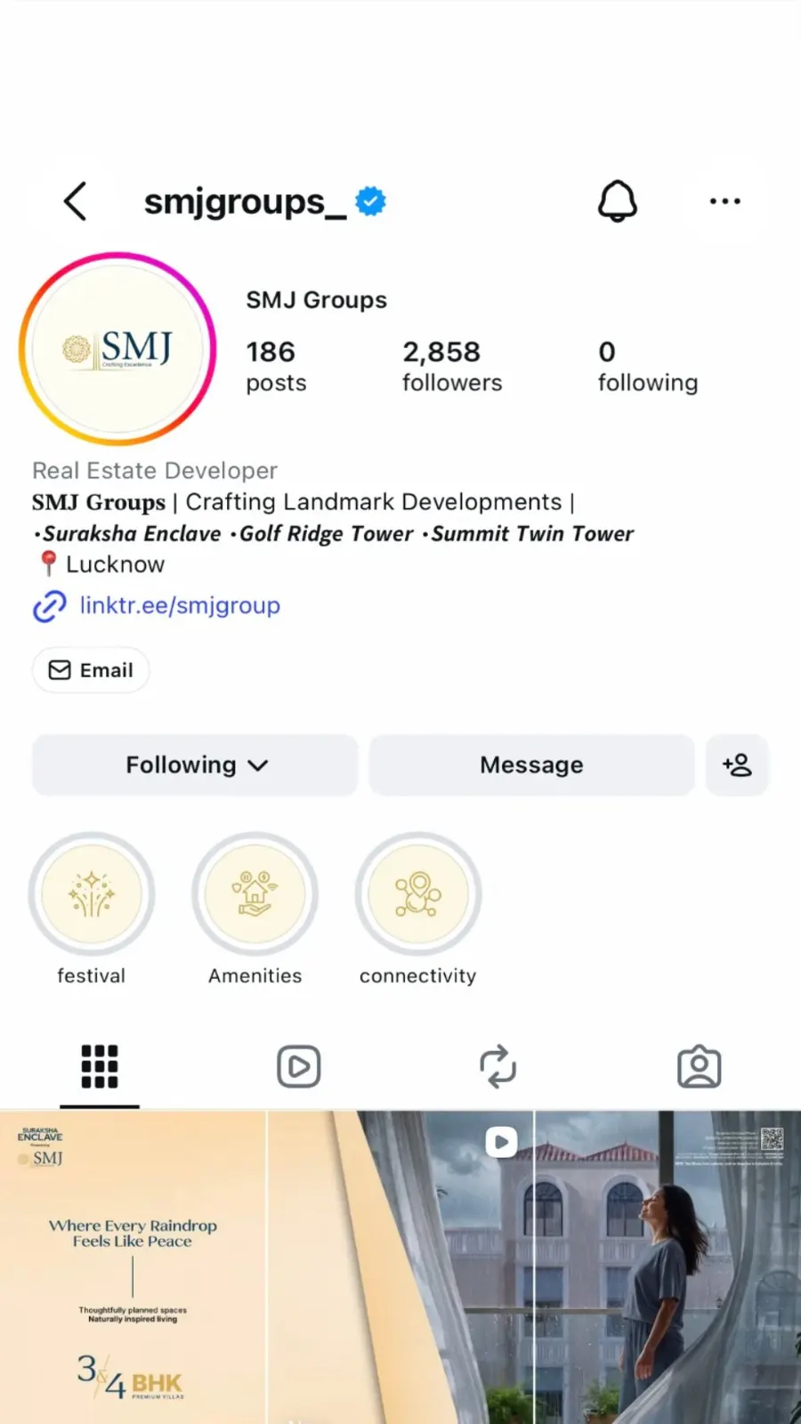 SMJ Group Real Estate Instagram Campaign
