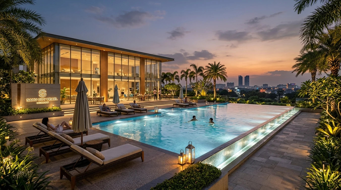 Amenity showcase creative for Sahu City Pearl