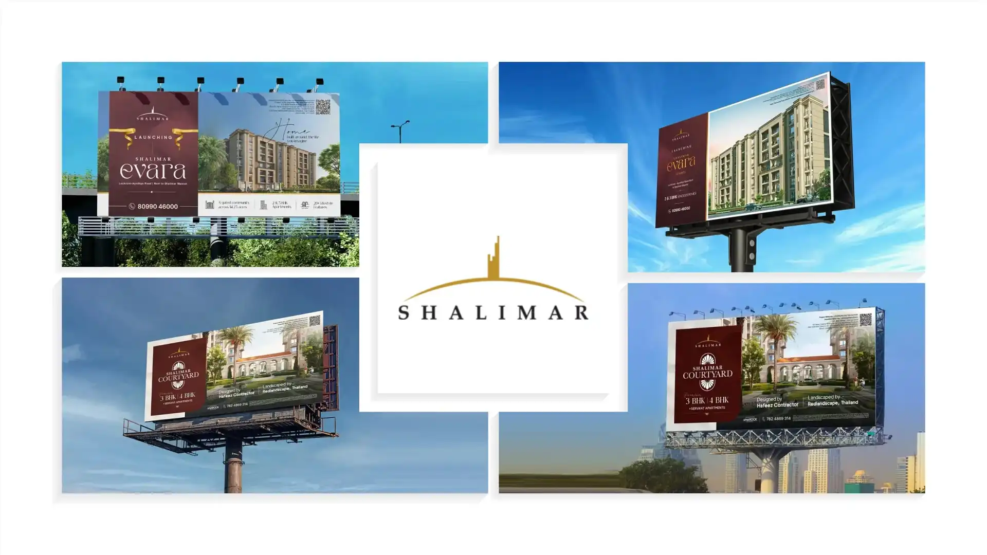 Outdoor Hoarding Campaign - Shalimar Real Estate Billboard